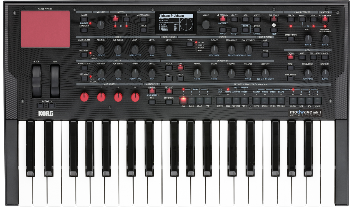 Korg Modwave MKII Wavetable Synthesizer