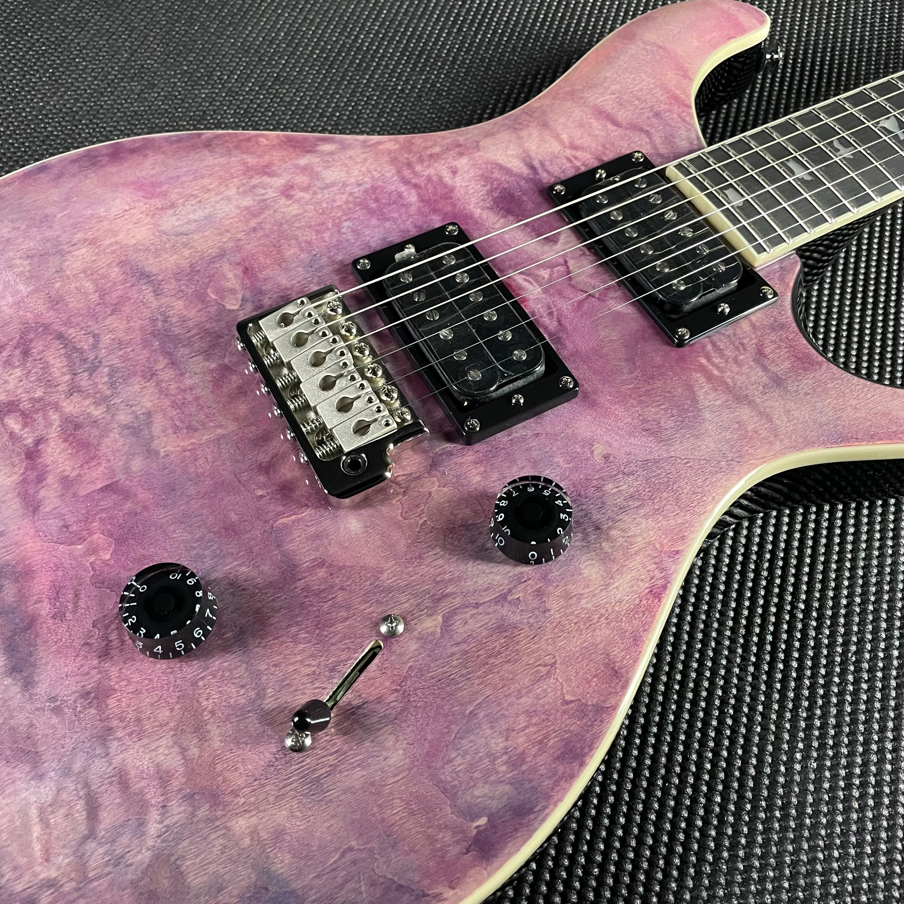 Paul Reed Smith, PRS SE Custom 24 Quilt- Violet (CTIF077505) - Metronome Music Inc.