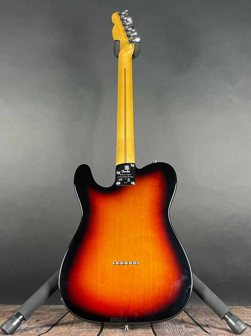 Fender American Professional II Telecaster, Maple Fingerboard- 3-Color Sunburst (US23034036) - Metronome Music Inc.