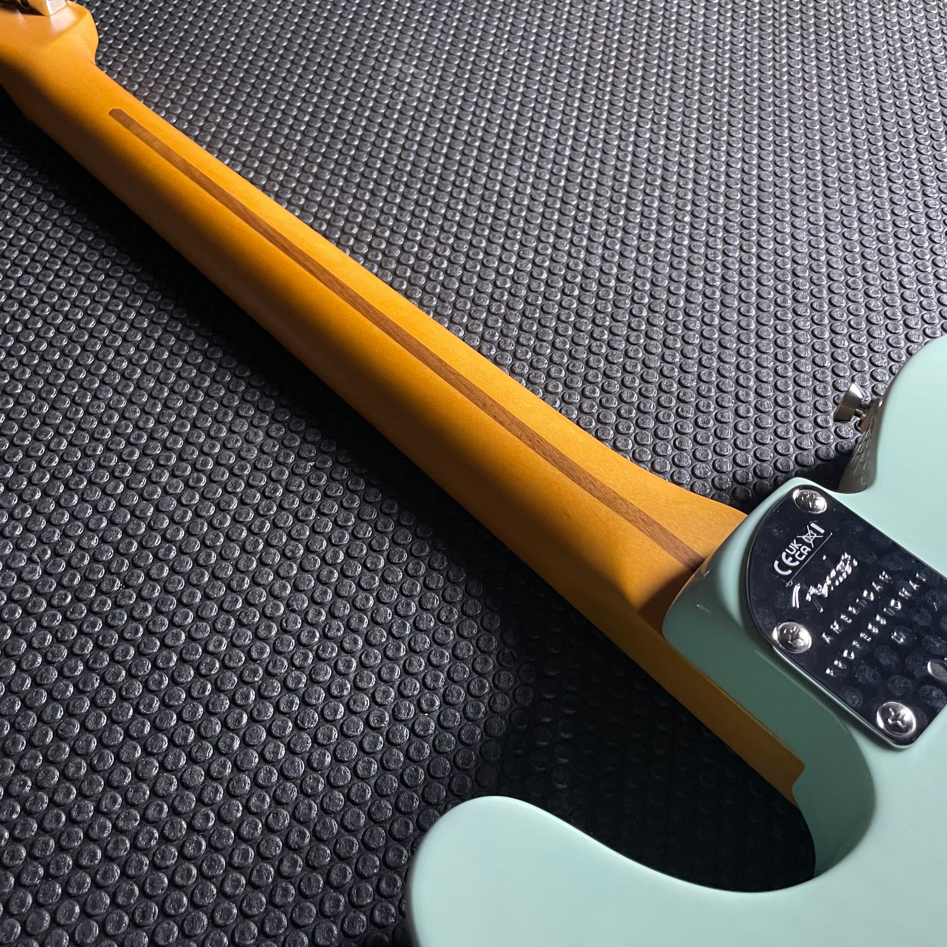 Fender American Professional II Telecaster, Thinline- Transparent Surf Green (7lbs 0oz)