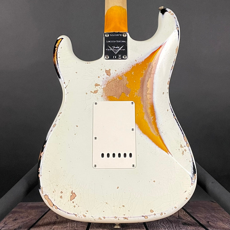 Fender Custom Shop LTD '62 Stratocaster, Heavy Relic- Aged Olympic White over 3TSB (8lbs 0oz)