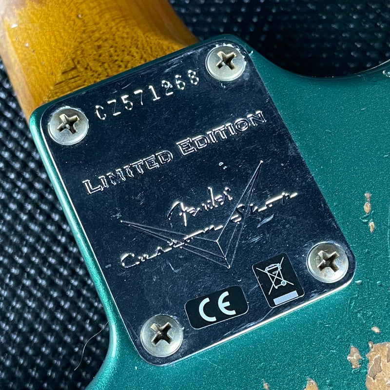Fender Custom Shop LTD 1959 Stratocaster Roasted, Heavy Relic- Aged Sherwood Green Metallic (7lbs 9oz)
