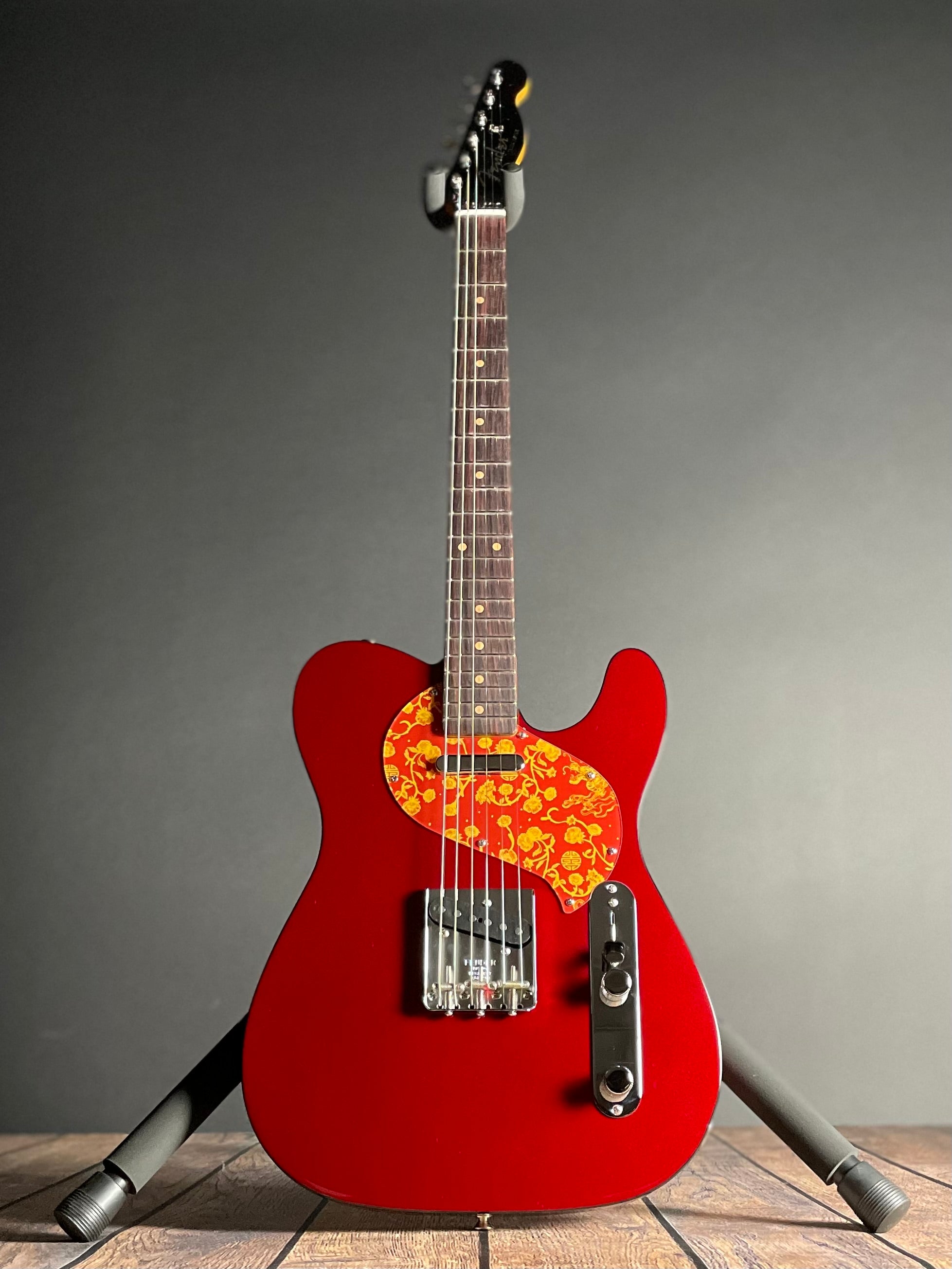 Fender Limited Edition Raphael Saadiq Telecaster, Rosewood- Dark Metallic Red (RS230099) - Metronome Music Inc.