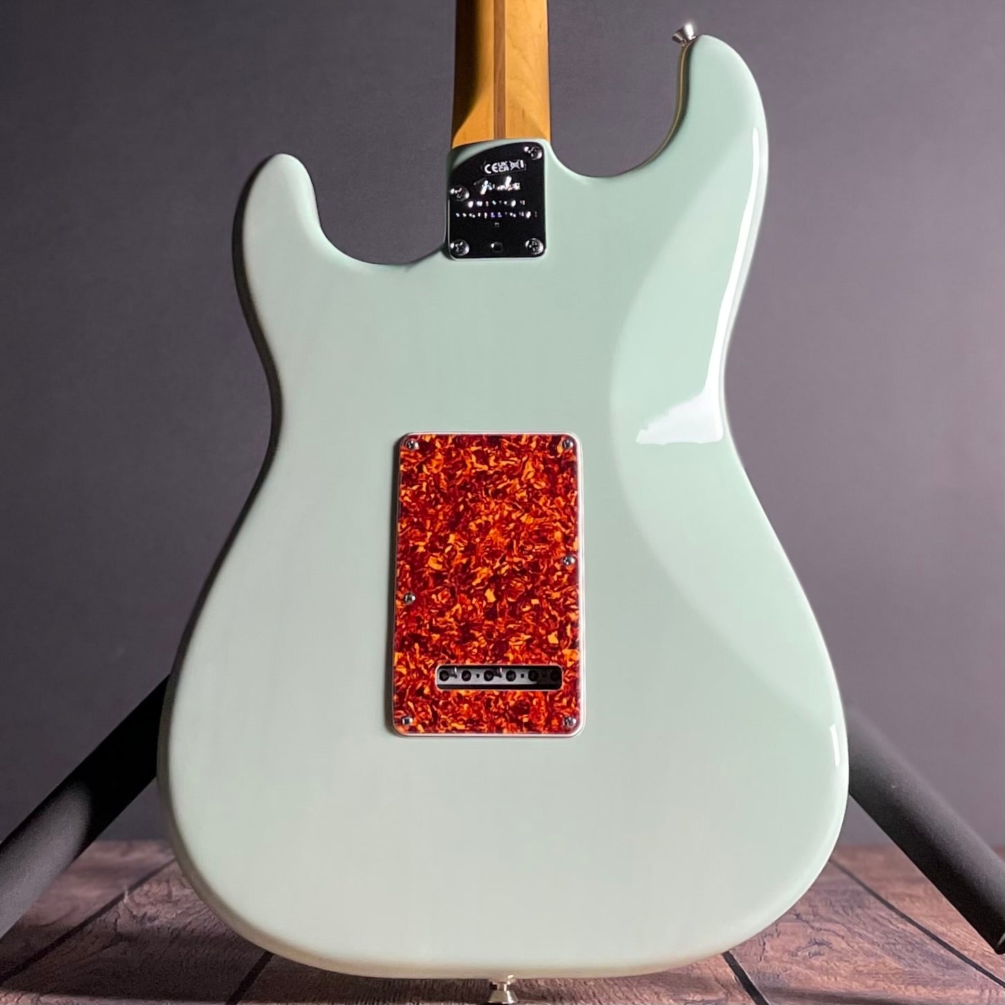 Fender American Professional II Stratocaster Thinline, Rosewood- Transparent Surf Green (US240016089) - Metronome Music Inc.