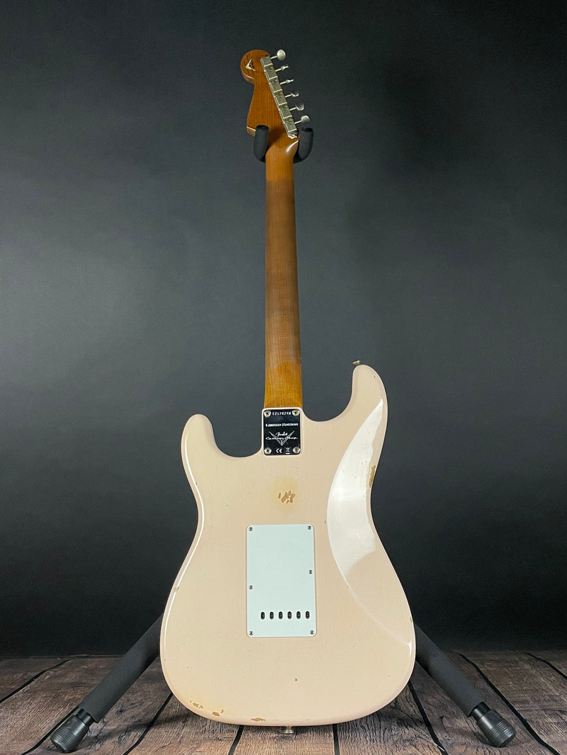 Fender Custom Shop LTD 1964 Stratocaster, Relic- Super Faded, Aged Shell Pink (7lbs 10oz)