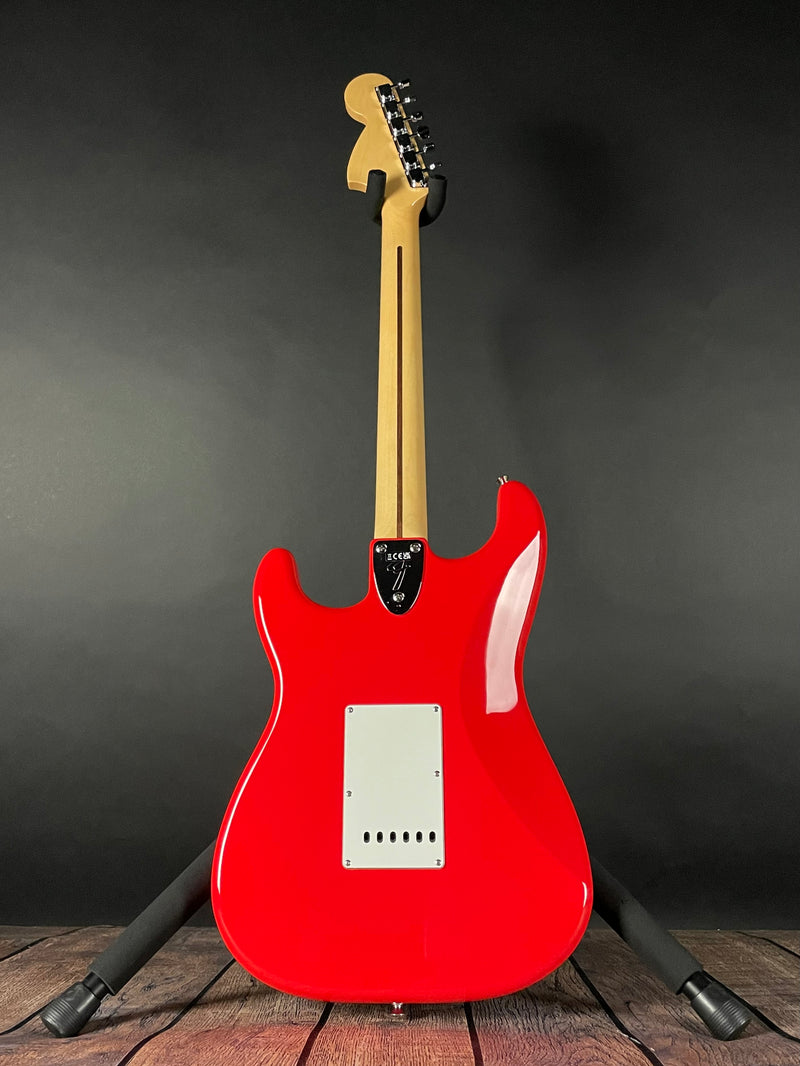 Fender Made in Japan Limited International Color Stratocaster, Rosewood Fingerboard- Morocco Red (JD23000359) - Metronome Music Inc.