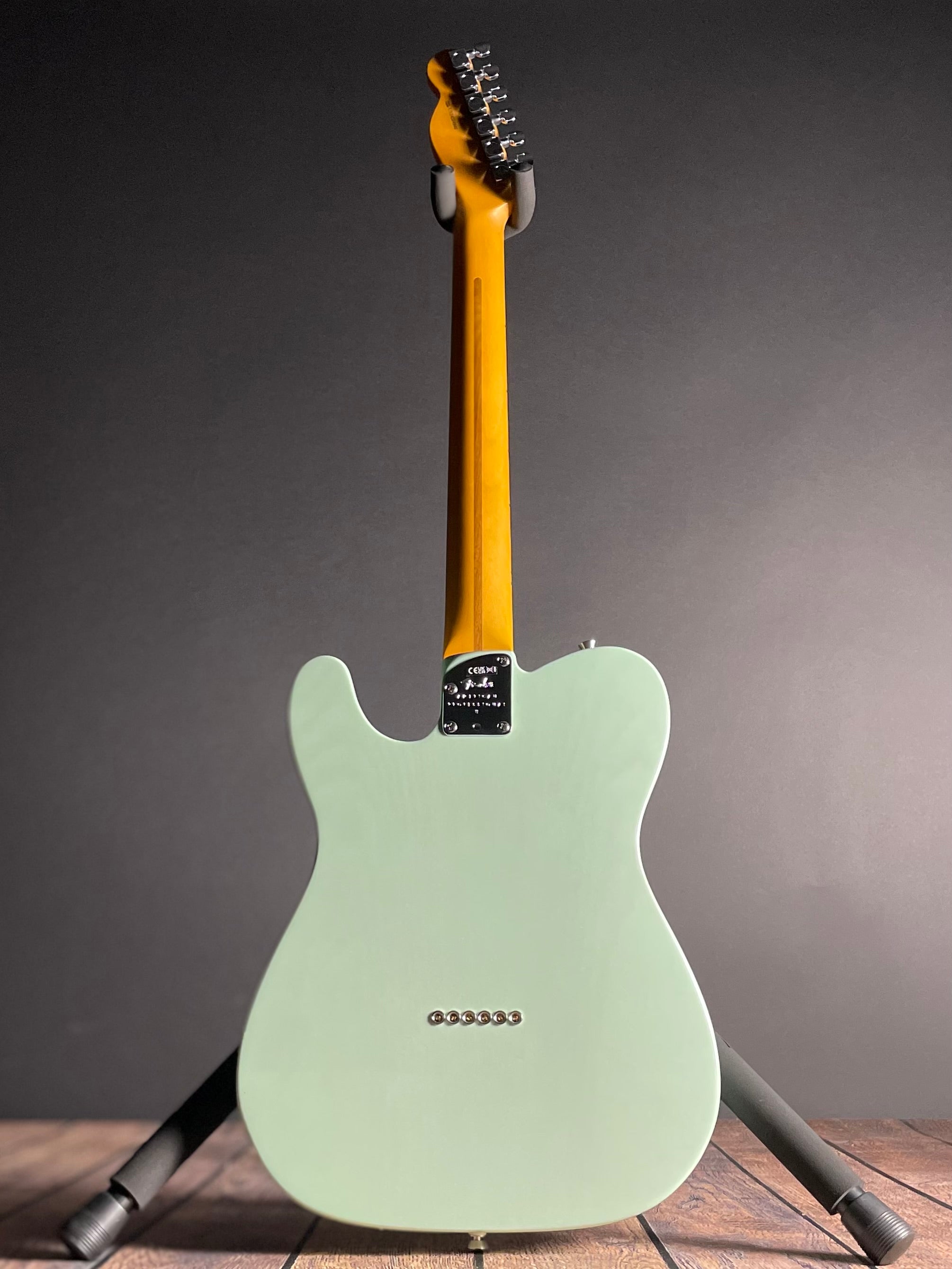 Fender American Professional II Telecaster, Thinline- Transparent Surf Green (7lbs 0oz)