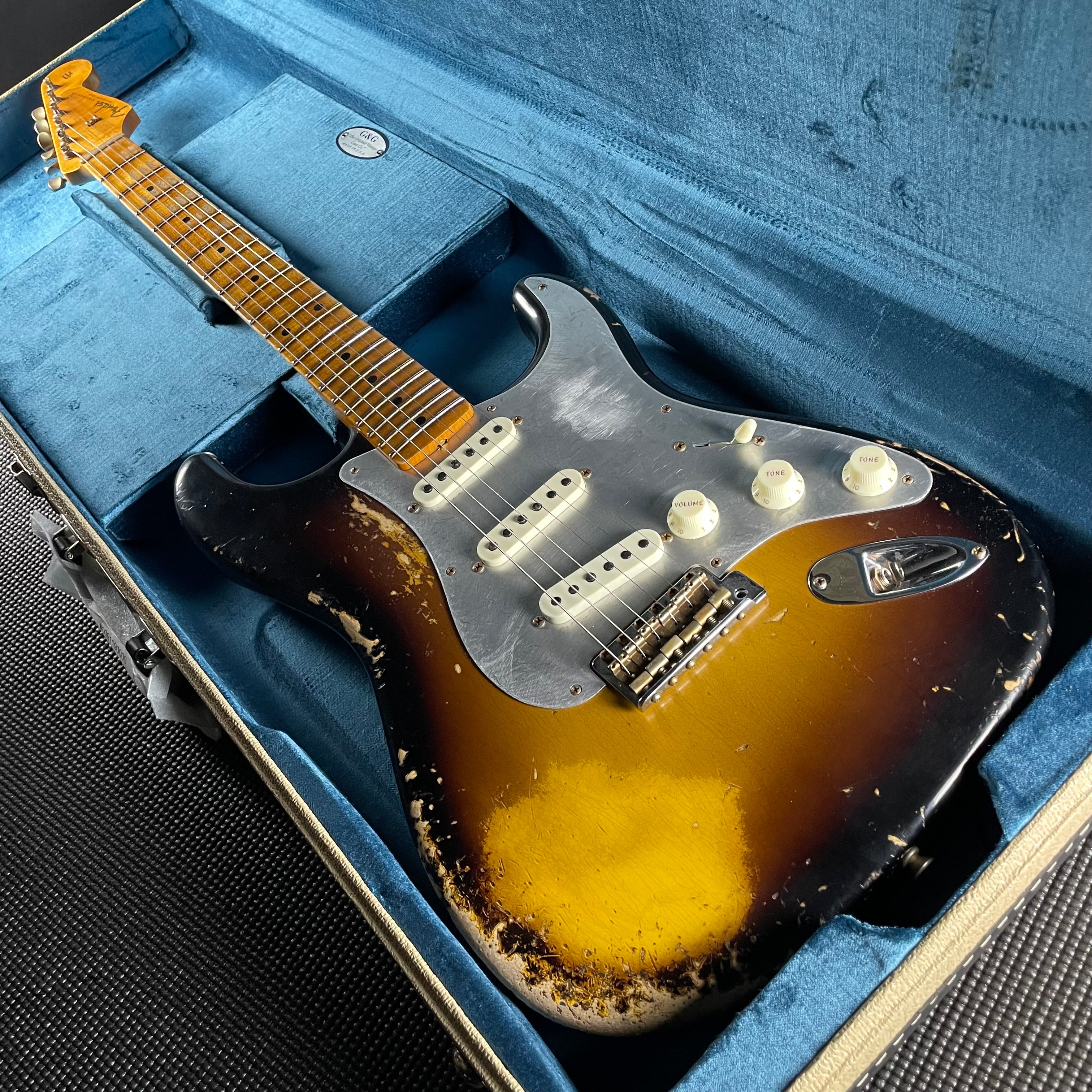 Fender Custom Shop LTD "El-Diablo" Stratocaster, Heavy Relic- Wide-Fade, 2-Color Sunburst (7lbs 13oz) - Metronome Music Inc.