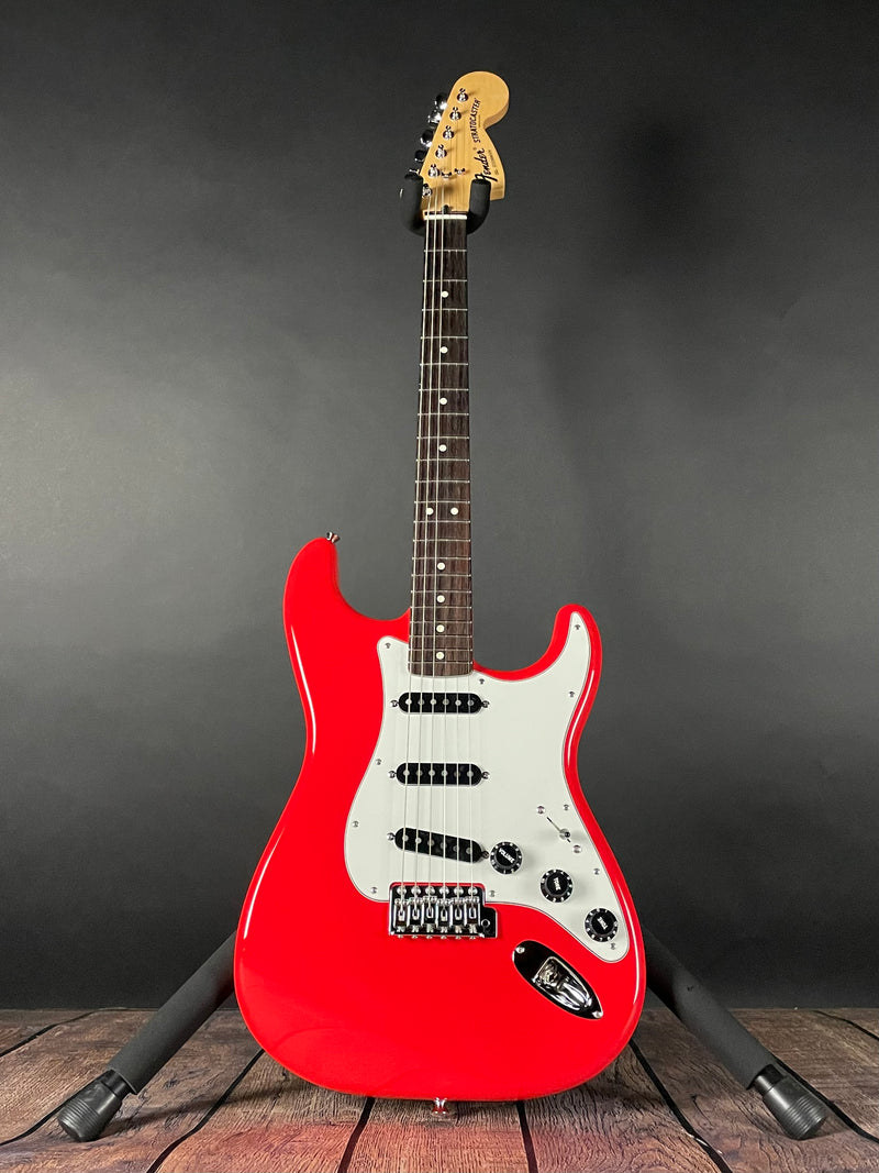 Fender Made in Japan Limited International Color Stratocaster, Rosewood Fingerboard- Morocco Red (JD23000359) - Metronome Music Inc.