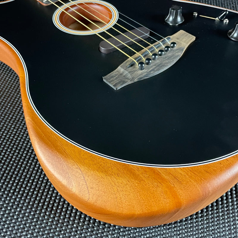 Fender American Acoustasonic Strat, Ebony- Black (US224781A)