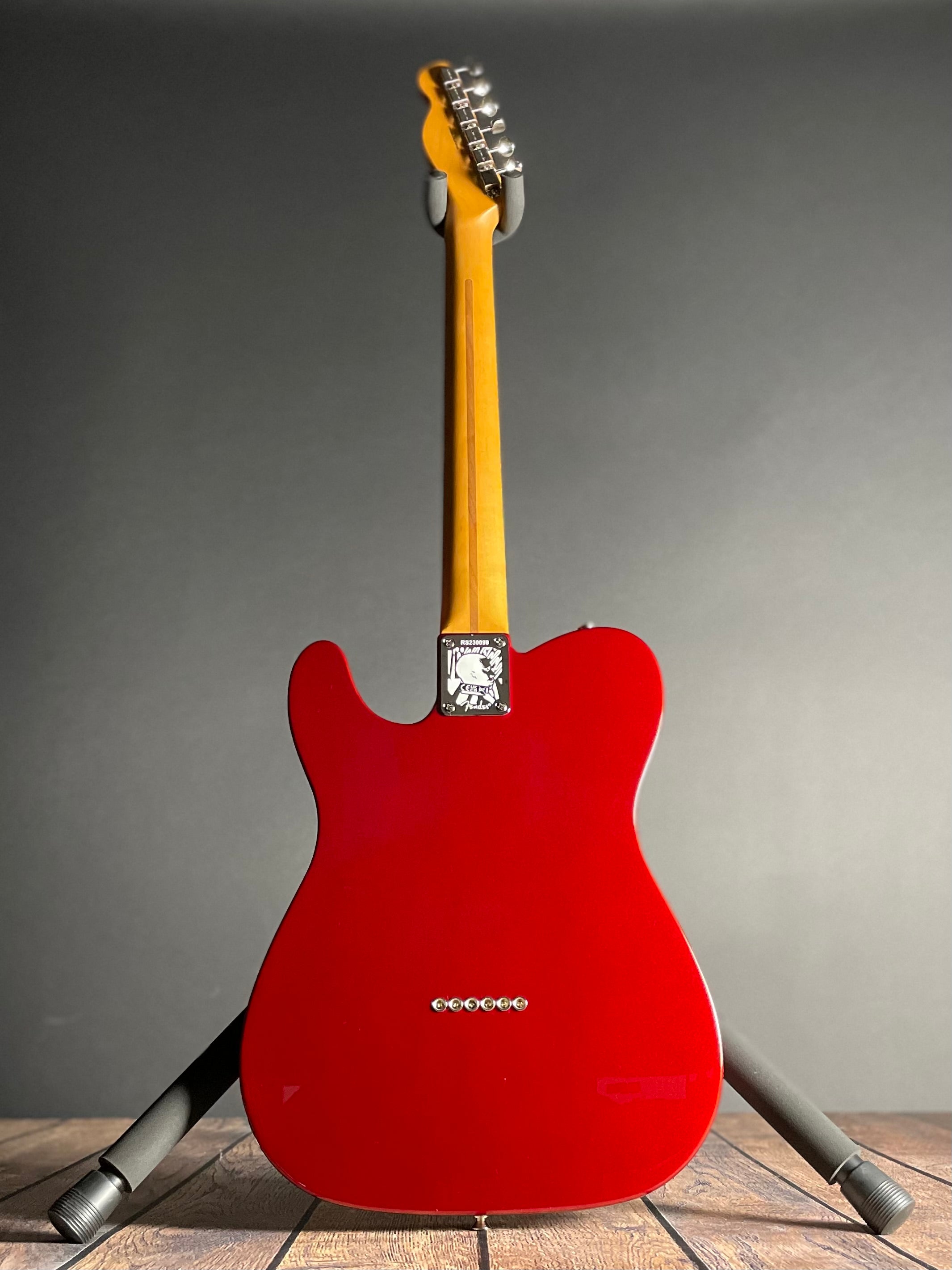 Fender Limited Edition Raphael Saadiq Telecaster, Rosewood- Dark Metallic Red (RS230099) - Metronome Music Inc.