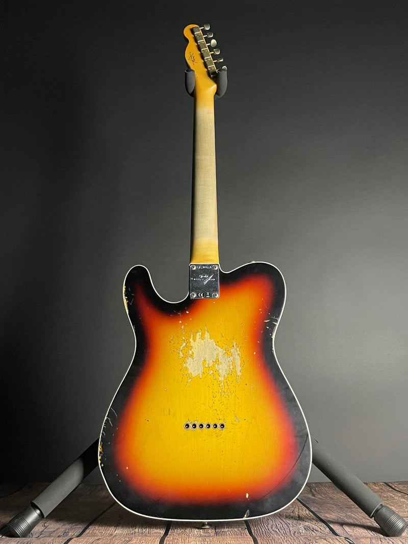 Fender Custom Shop 1965 Telecaster Custom, Heavy Relic- Faded 3-Color Sunburst (7lbs 8oz)