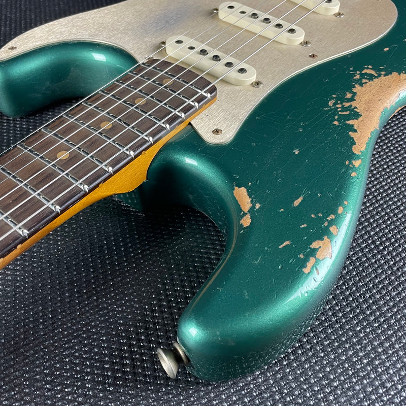 Fender Custom Shop LTD 1959 Stratocaster Roasted, Heavy Relic- Aged Sherwood Green Metallic (7lbs 9oz)