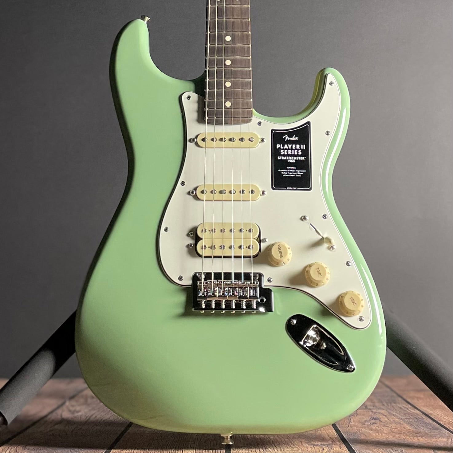 Fender Player II Stratocaster HSS, Rosewood- Birch Green (7lbs 14oz)