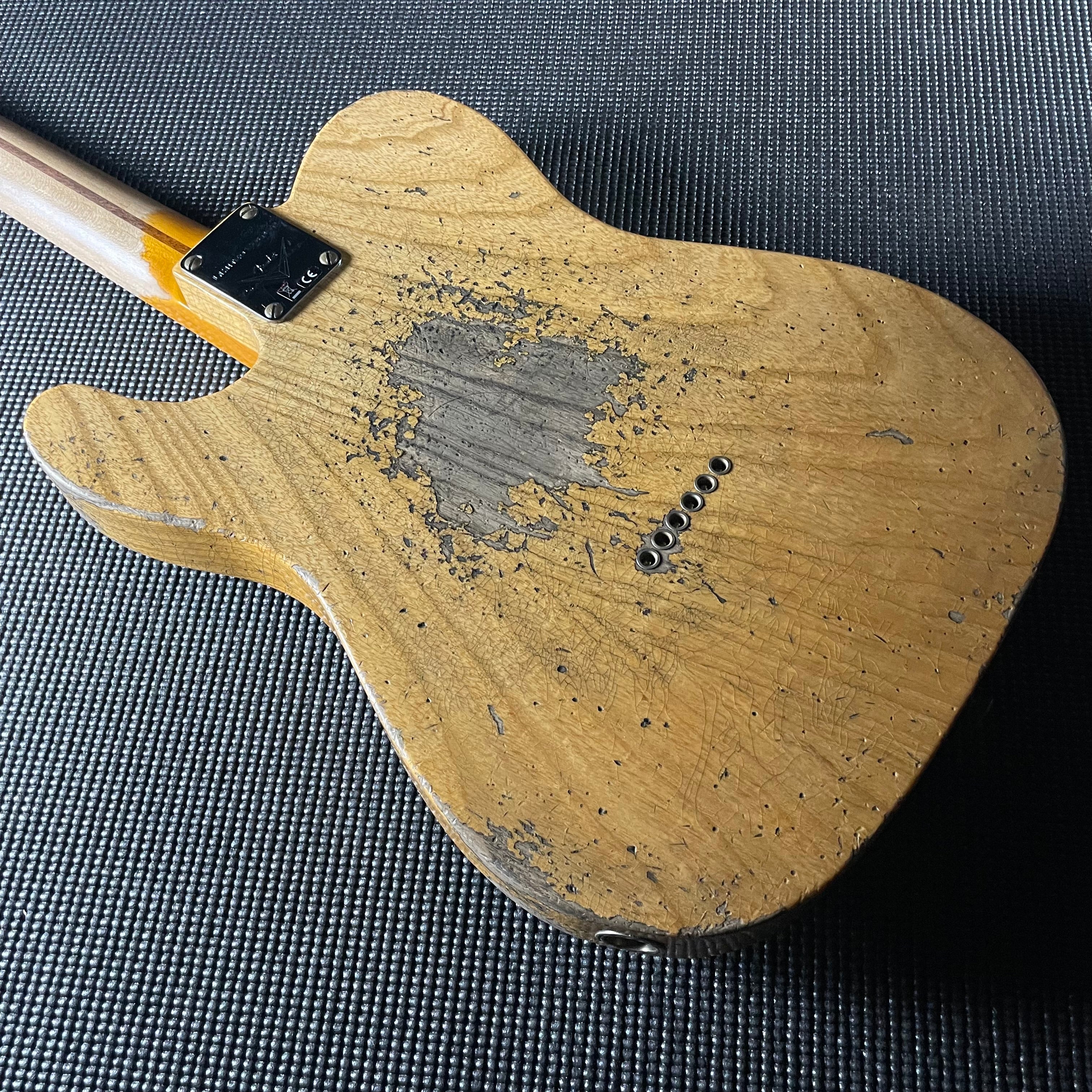 Fender Custom Shop LTD 1951 HS Telecaster, Super Heavy Relic- Aged Natural (7lbs 6oz) - Metronome Music Inc.