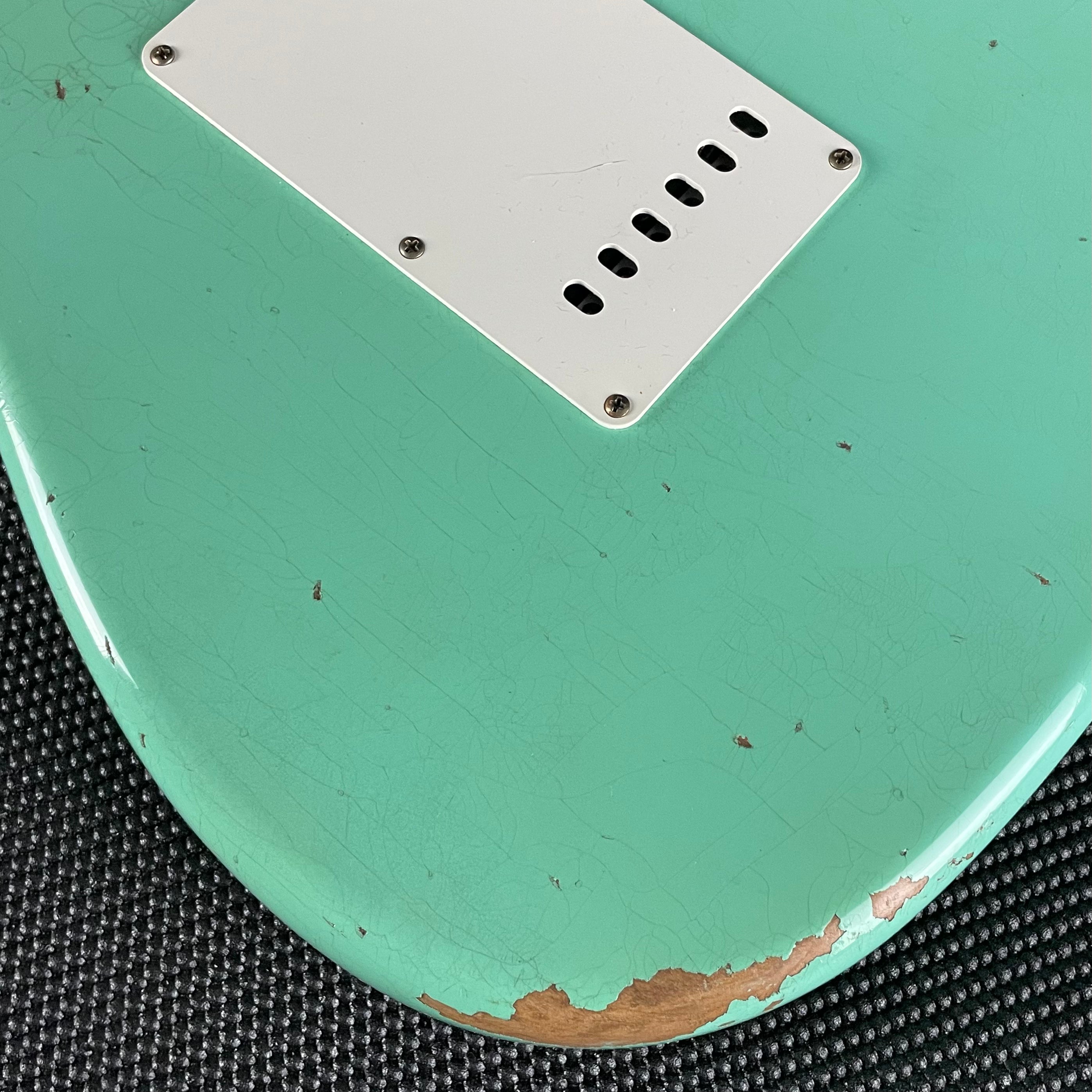 Fender Custom Shop LTD Fat 50's Stratocaster, Relic- Super Faded Aged Sea Foam Green (7lbs 9oz) - Metronome Music Inc.