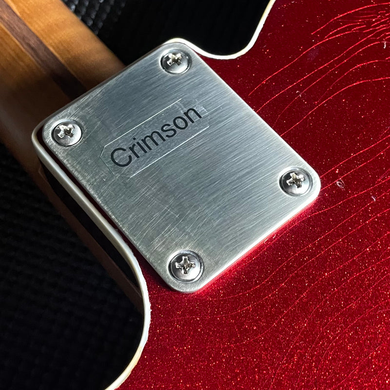 LsL Instruments T Bone "Crimson", Roasted Maple- Candy Apple Red over 3TSB (7lbs 15oz) - Metronome Music Inc.