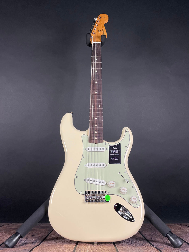 Fender Vintera II 60s Stratocaster, Rosewood Fingerboard- Olympic White (MX23078550) - Metronome Music Inc.