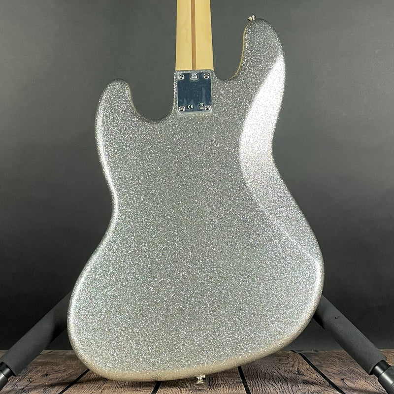 Fender Limited Edition Mikey Way Jazz Bass, Maple- Silver Sparkle (MW23000263)