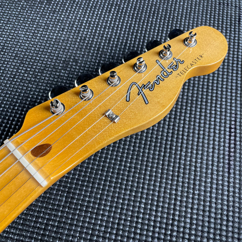 Fender Custom Shop Vintage Custom 1958 Top-Load Telecaster, NOS- Aged White Blonde (6lbs 13oz) - Metronome Music Inc.