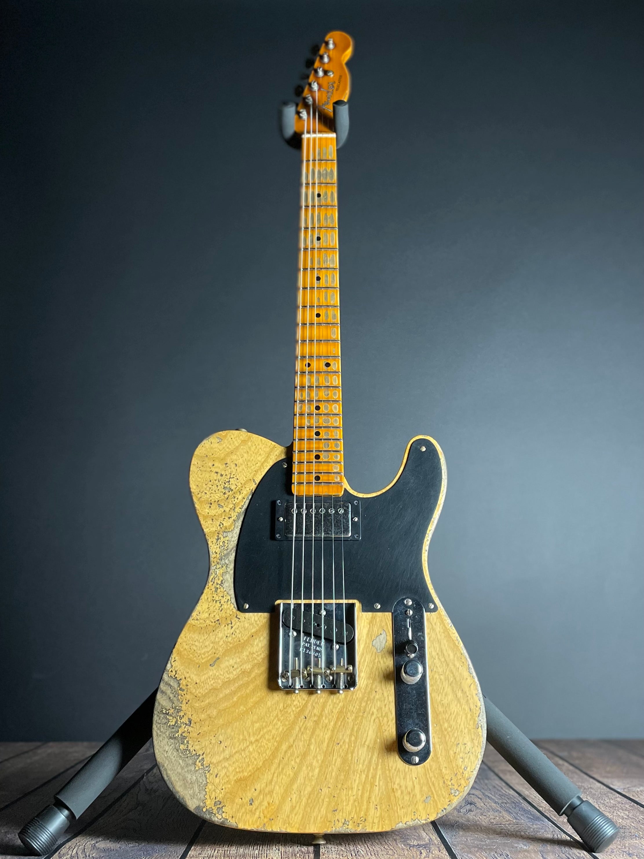 Fender Custom Shop LTD 1951 HS Telecaster, Super Heavy Relic- Aged Natural (7lbs 6oz) - Metronome Music Inc.