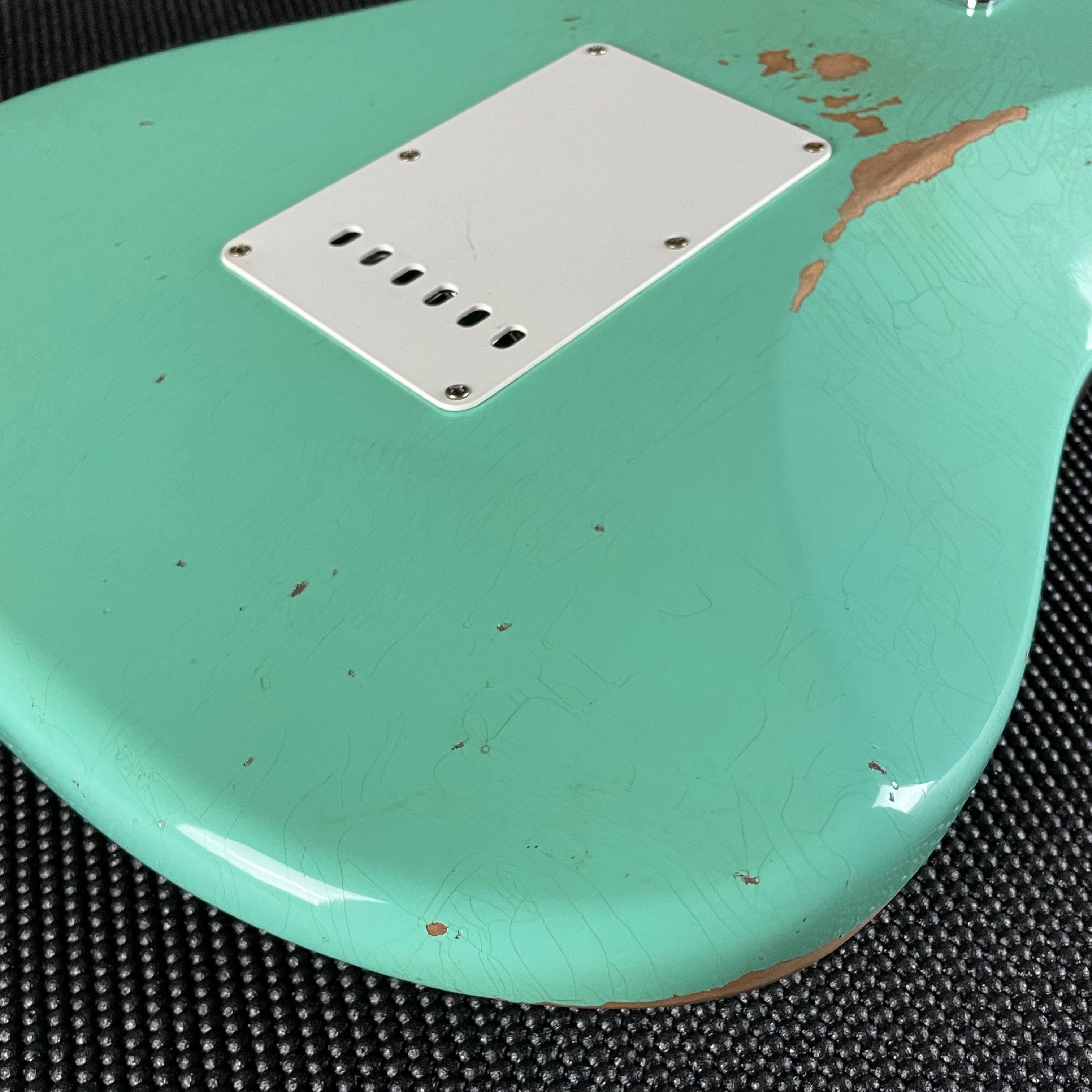 Fender Custom Shop LTD Fat 50's Stratocaster, Relic- Super Faded Aged Sea Foam Green (7lbs 9oz) - Metronome Music Inc.