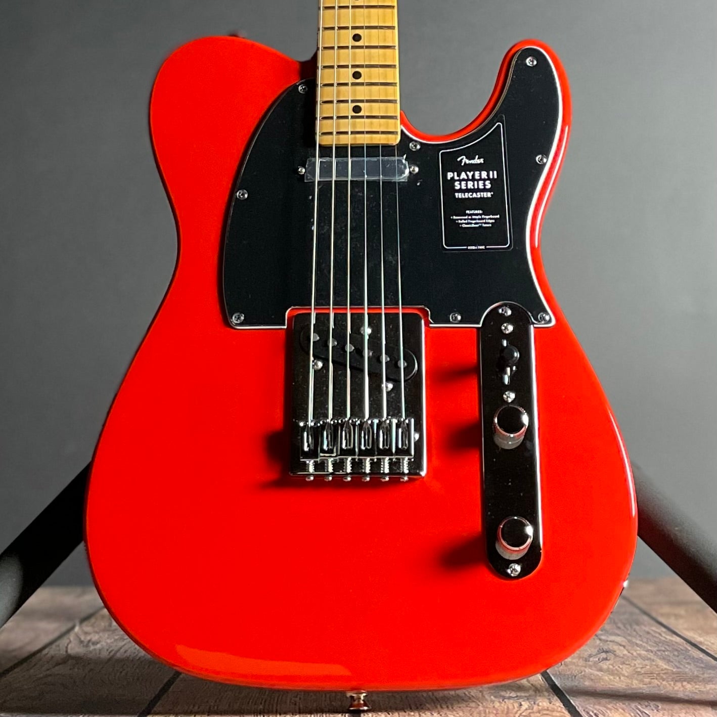 Fender Player II Telecaster, Maple- Coral Red (7lbs 6oz)