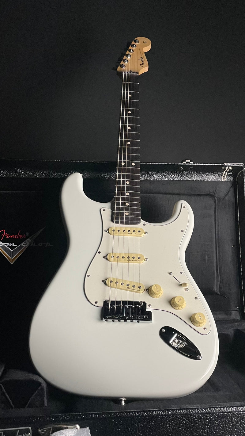 Fender Custom Shop Jeff Beck Signature Stratocaster, Rosewood- Olympic White (7lbs 13oz)