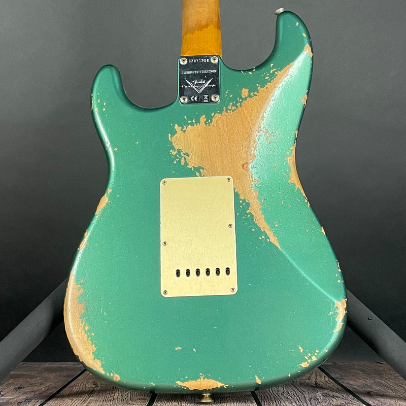 Fender Custom Shop LTD 1959 Stratocaster Roasted, Heavy Relic- Aged Sherwood Green Metallic (SOLD) - Metronome Music Inc.