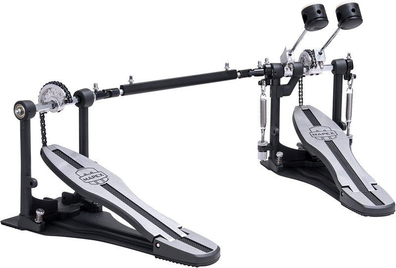 Mapex 400 Double Pedal, Chain Drive w/Duo-Tone Beater