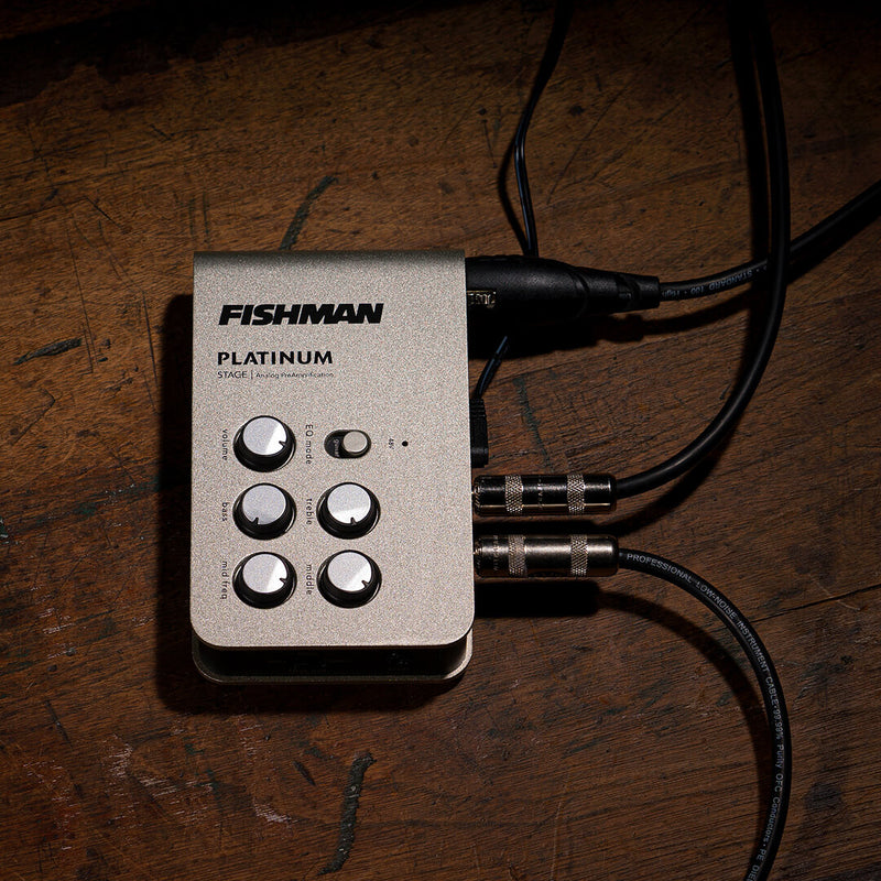 Fishman Platinum Stage EQ/DI Analog Preamp - Metronome Music Inc.