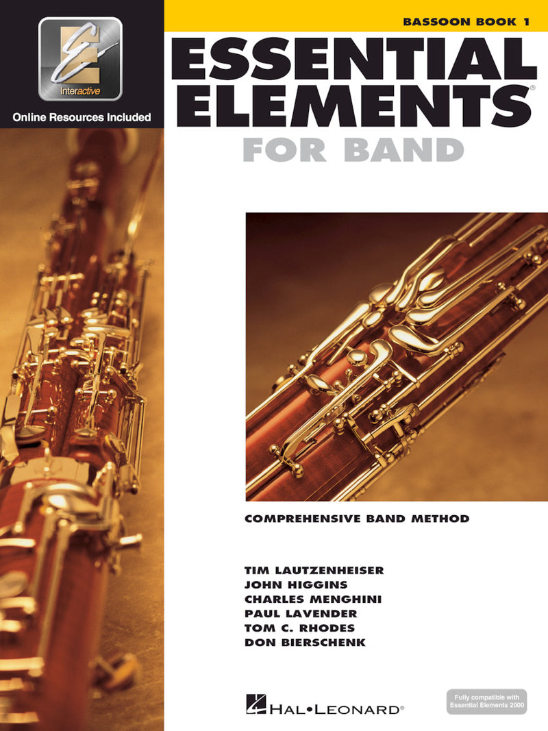 Essential Elements for Band, Bassoon Book 1 - Metronome Music Inc.