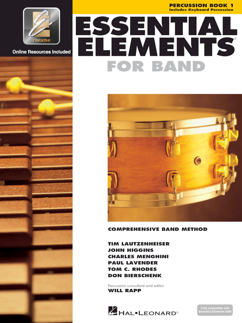 Essential Elements for Band, Percussion Book 1 - Metronome Music Inc.