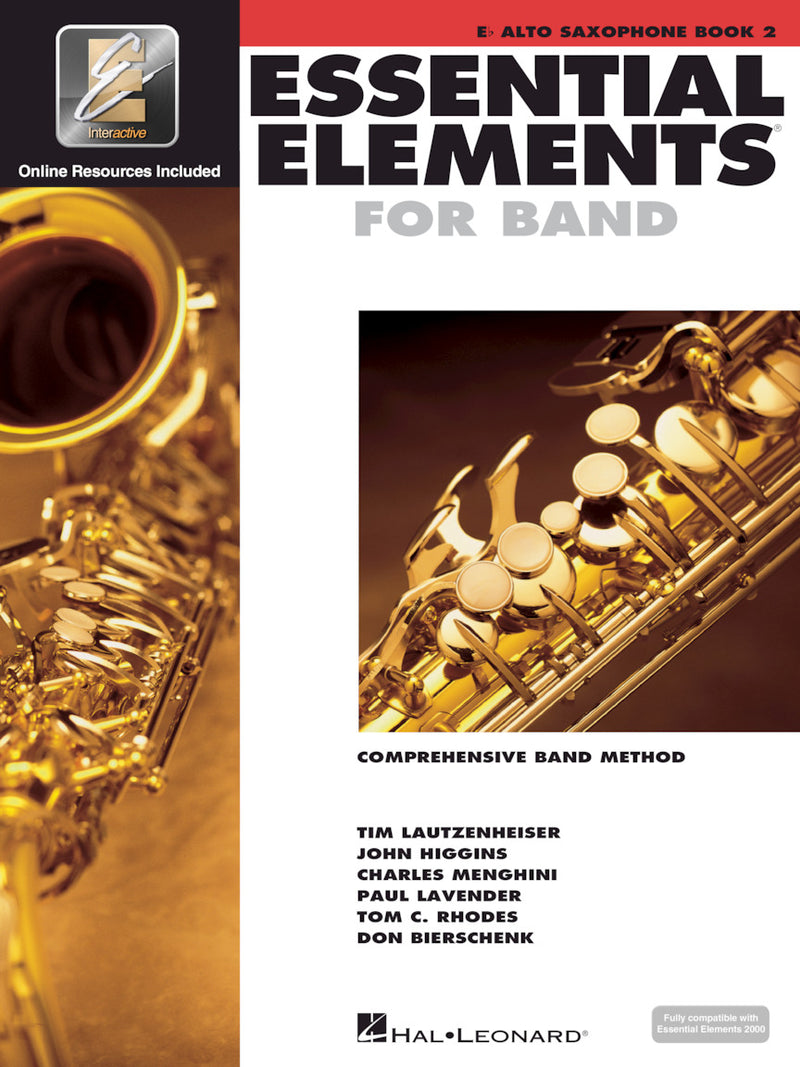 Essential Elements for Band, Eb Alto Saxophone Book 2 - Metronome Music Inc.