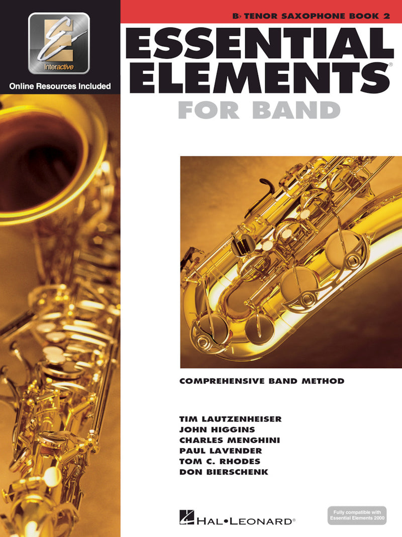 Essential Elements for Band, Bb Tenor Saxophone Book 2 - Metronome Music Inc.