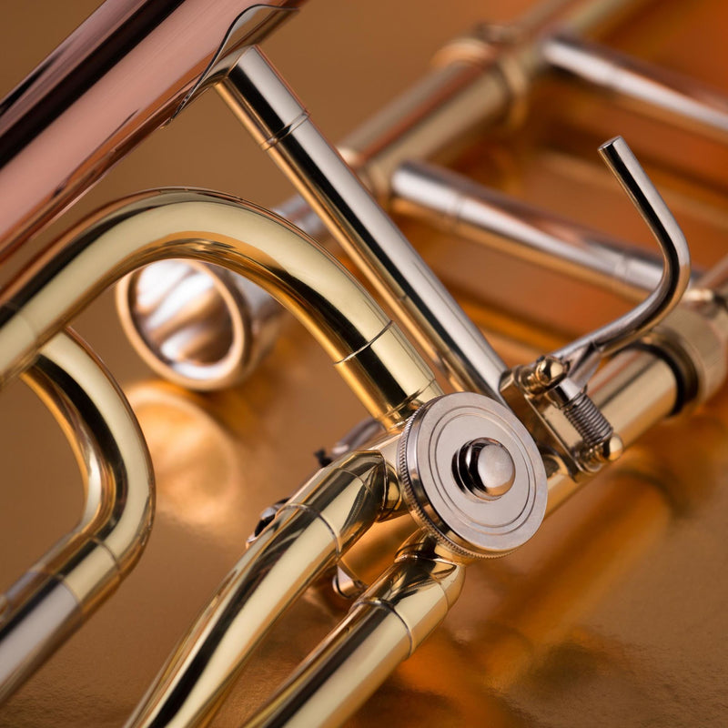 John Packer Bb/F Tenor Trombone JP133MLR, Rose Brass - Metronome Music Inc.