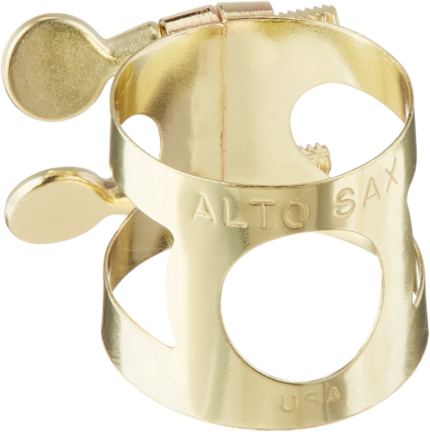 Yamaha Alto Saxophone Ligature, Gold Lacquer - Metronome Music Inc.