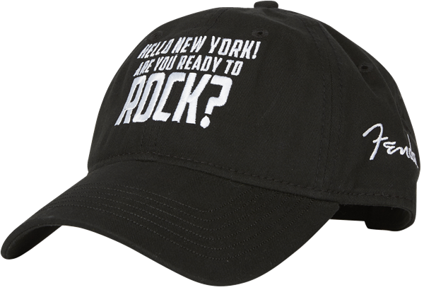Fender New York Rock Hat, Black, One Size