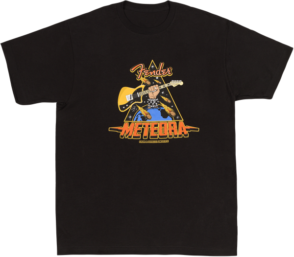 Fender Meteora T-Shirt, Black
