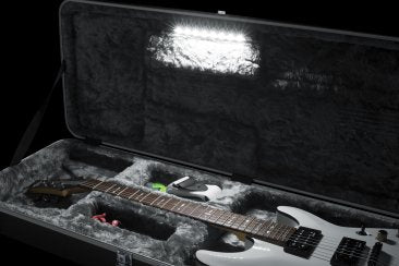 Gator Classic Deluxe Molded Case with LED Light for Electric Guitars - Metronome Music Inc.