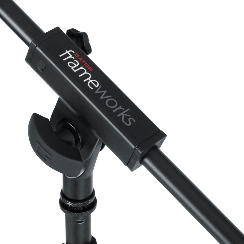 Gator Frameworks Deluxe Tripod Mic Stand with Single Section Boom