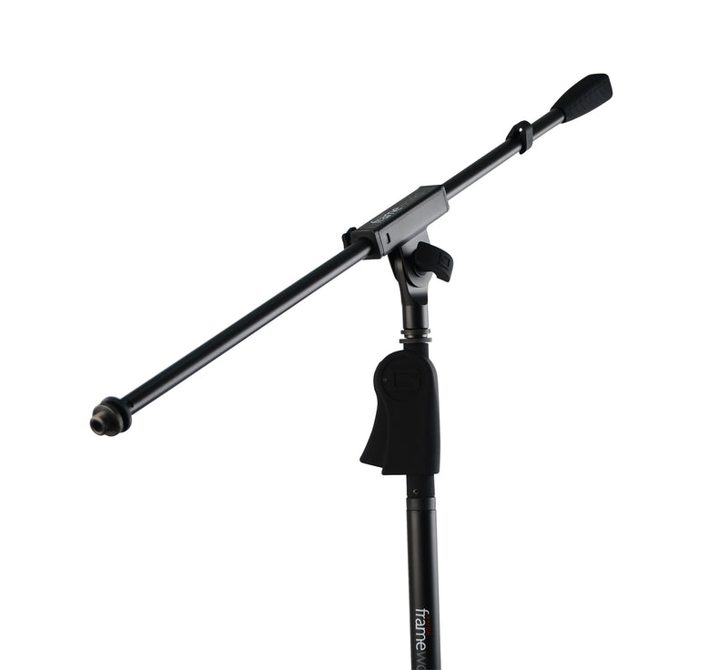 Gator Frameworks Deluxe Tripod Mic Stand with Single Section Boom - Metronome Music Inc.