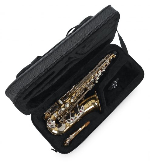 Gator Lightweight Alto Saxophone Case w/ Mouthpiece Storage - Metronome Music Inc.