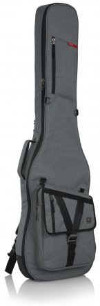 Gator Transit Series Bass Guitar Gig Bag with Light Grey Exterior - Metronome Music Inc.