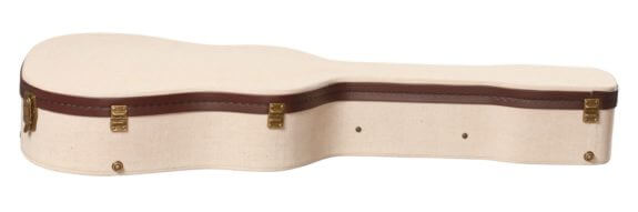 Gator Deluxe Wood Case for Dreadnaught Acoustic- Journeyman Burlap Exterior - Metronome Music Inc.