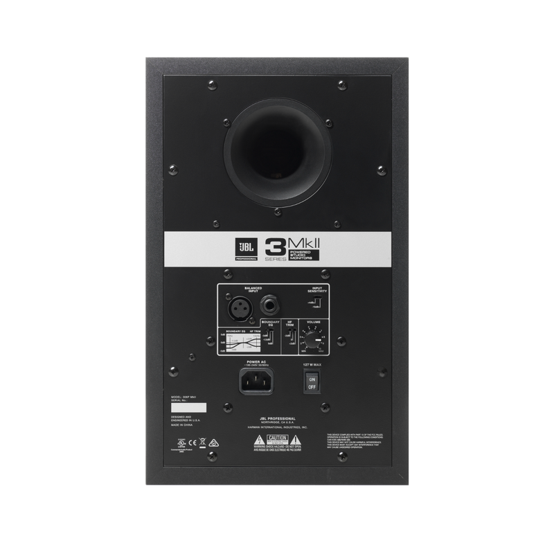 JBL 306P MkII- Powered 6" (15.24 cm) Two-Way Studio Monitor( Individual ) - Metronome Music Inc.