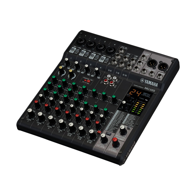 Yamaha MG10X CV 10-Channel, Analog Mixing Console - Metronome Music Inc.