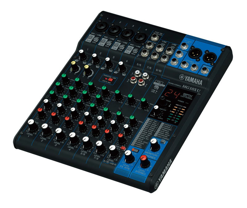 Yamaha 10-Channel Mixing Console MG10XU - Metronome Music Inc.