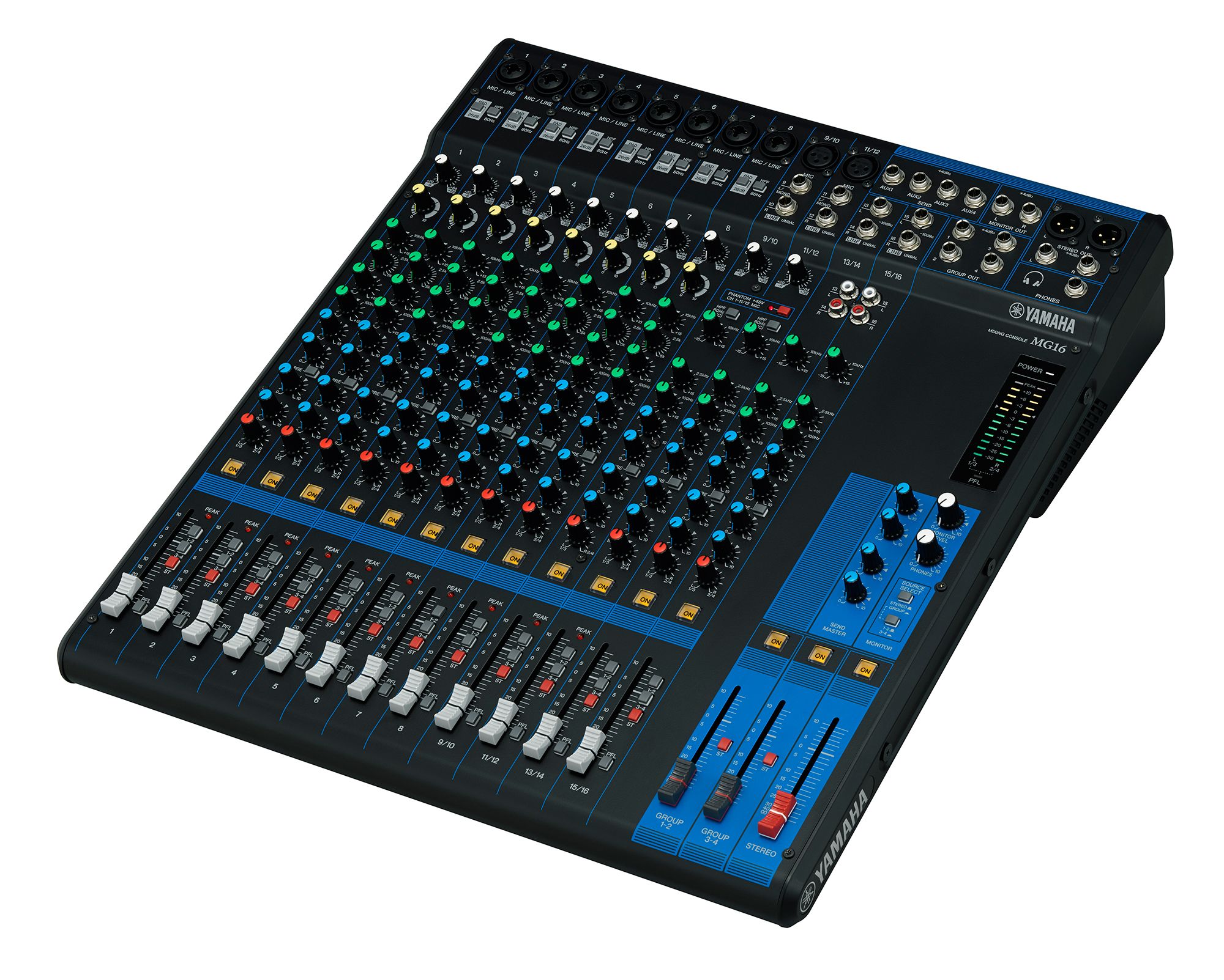 Yamaha 16-Channel Mixing Console MG16 - Metronome Music Inc.