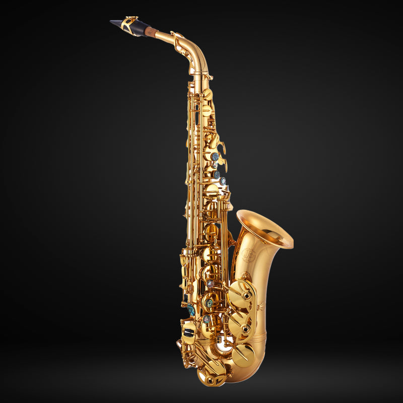 John Packer Eb Alto Saxophone JP045G- Gold Lacquer - Metronome Music Inc.